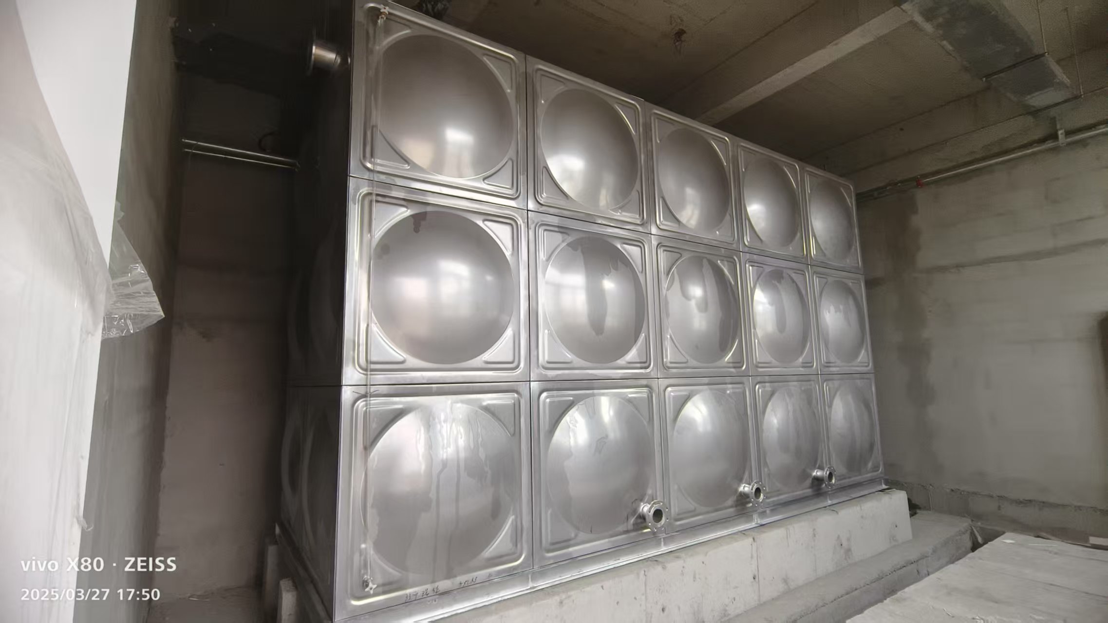 呼和浩特30立方不锈钢水箱