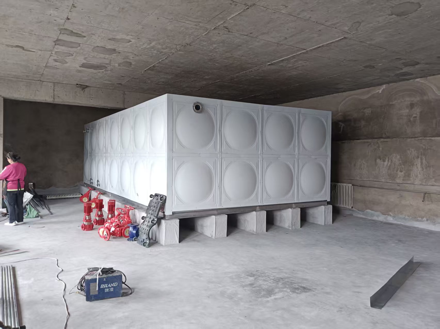 山西70立方镀锌钢板保温水箱