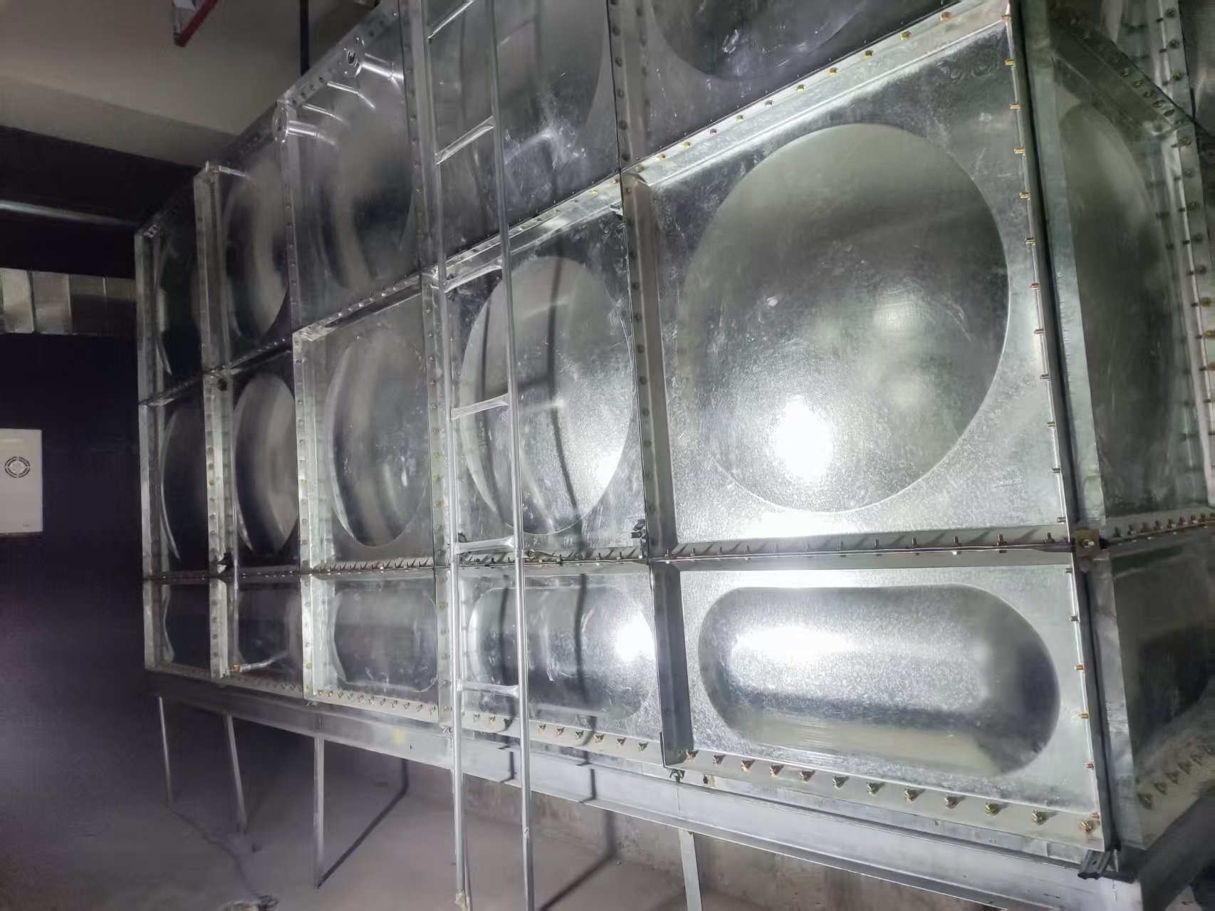 兰州80立方镀锌钢板水箱